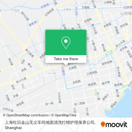 上海红日金山无尘车间地面清洗打蜡护理保养公司 map
