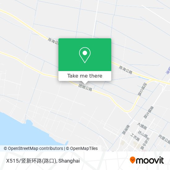 X515/竖新环路(路口) map