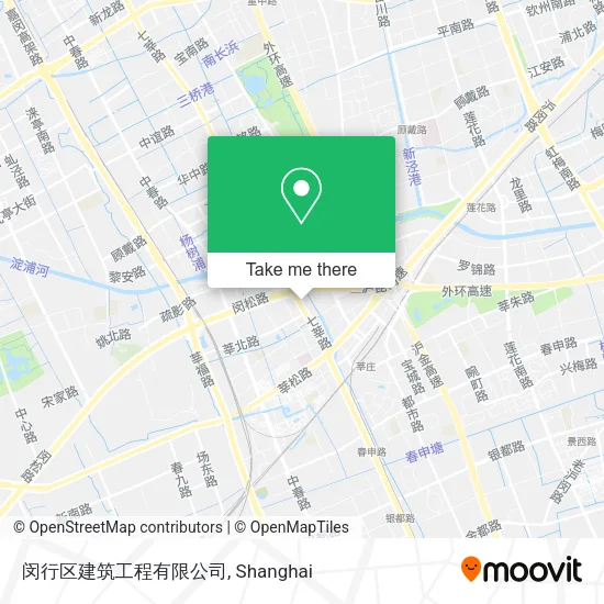 闵行区建筑工程有限公司 map