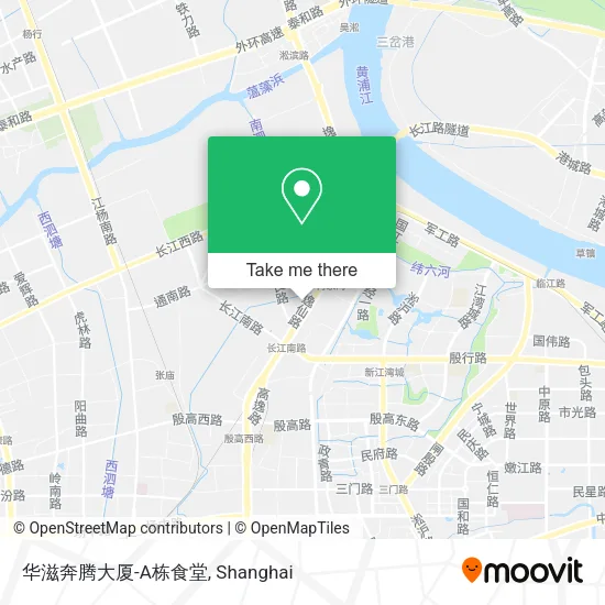 华滋奔腾大厦-A栋食堂 map