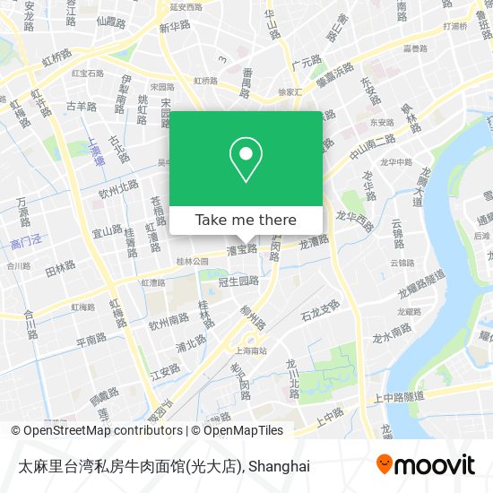 太麻里台湾私房牛肉面馆(光大店) map