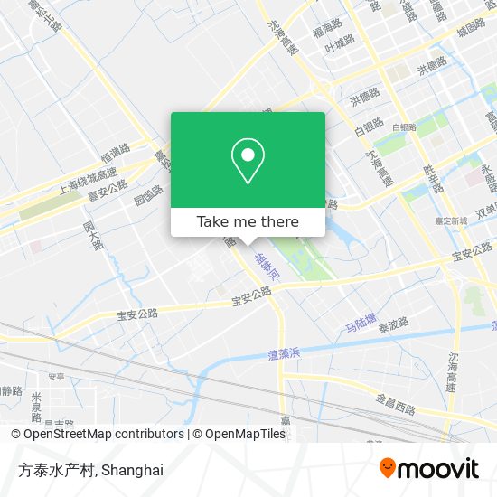 方泰水产村 map
