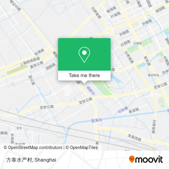 方泰水产村 map