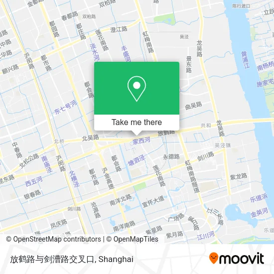 放鹤路与剑漕路交叉口 map