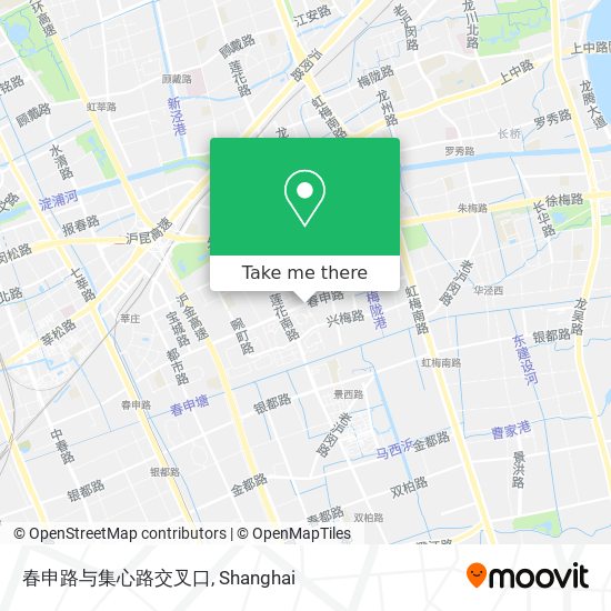 春申路与集心路交叉口 map