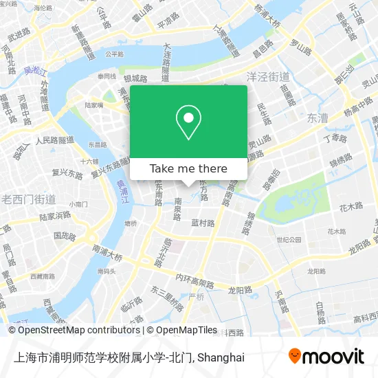 上海市浦明师范学校附属小学-北门 map