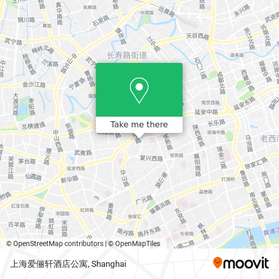 上海爱俪轩酒店公寓 map
