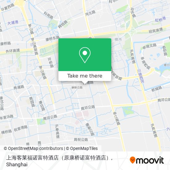 上海客莱福诺富特酒店（原康桥诺富特酒店） map