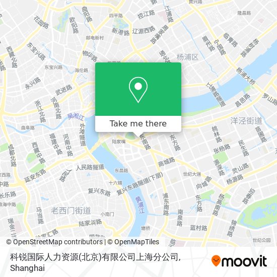 科锐国际人力资源(北京)有限公司上海分公司 map