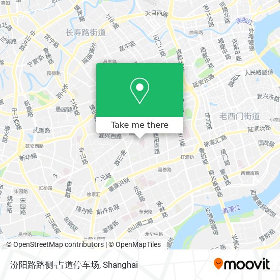 汾阳路路侧-占道停车场 map