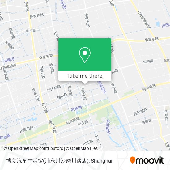 博立汽车生活馆(浦东川沙绣川路店) map