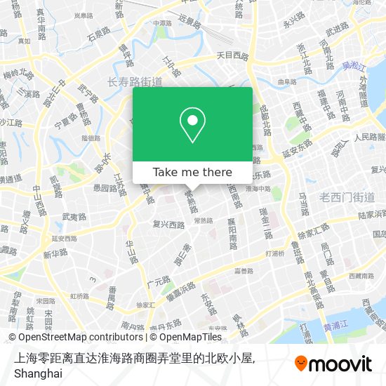 上海零距离直达淮海路商圈弄堂里的北欧小屋 map