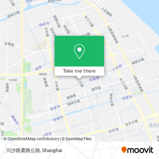 川沙路龚路公路 map