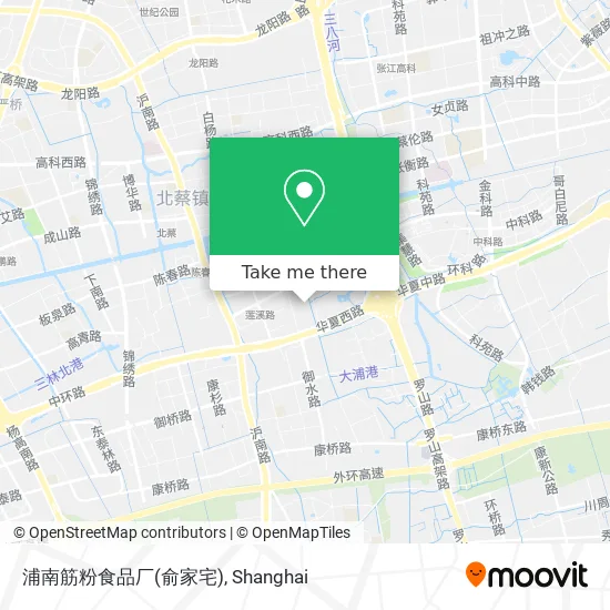 浦南筋粉食品厂(俞家宅) map