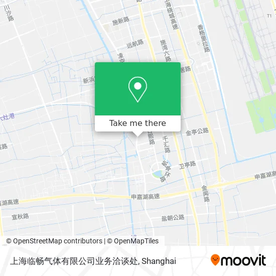 上海临畅气体有限公司业务洽谈处 map