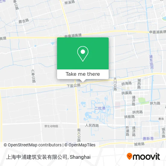 上海申浦建筑安装有限公司 map