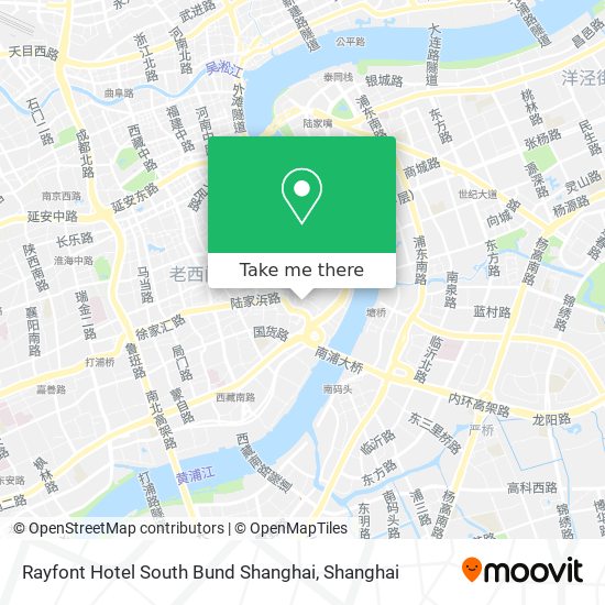 Rayfont Hotel South Bund Shanghai map