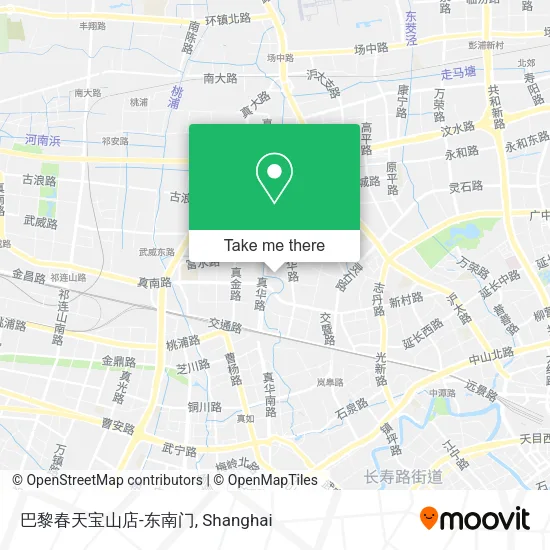 巴黎春天宝山店-东南门 map
