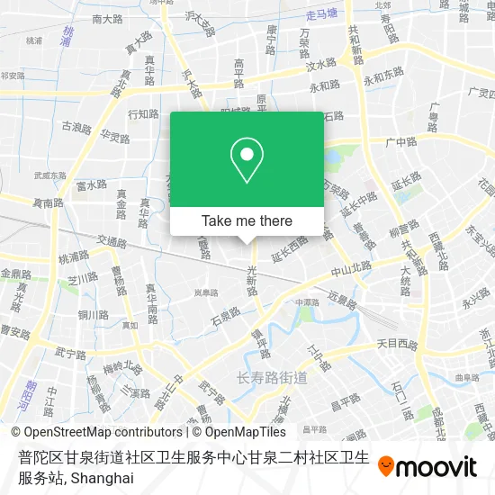 普陀区甘泉街道社区卫生服务中心甘泉二村社区卫生服务站 map
