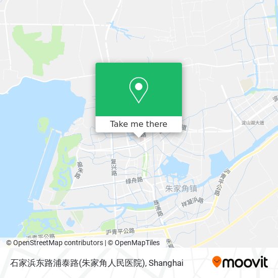 石家浜东路浦泰路(朱家角人民医院) map