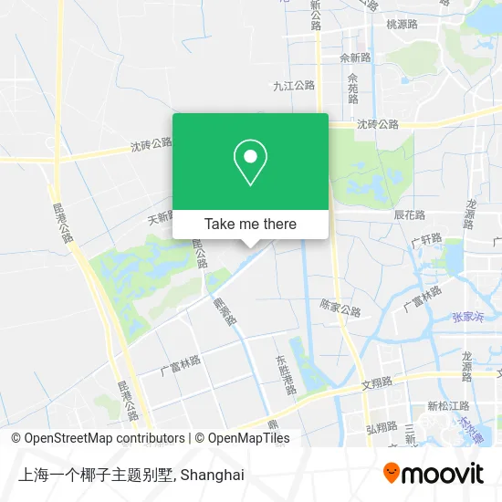 上海一个椰子主题别墅 map