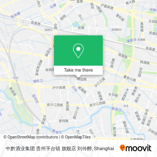 中黔酒业集团  贵州芧台镇 旗舰店  刘伶醉 map