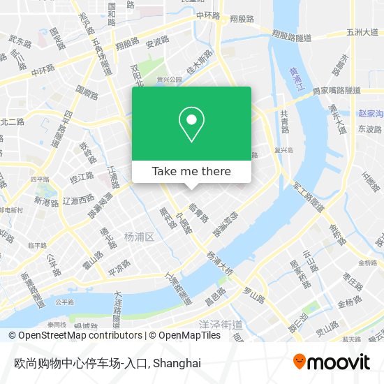 欧尚购物中心停车场-入口 map