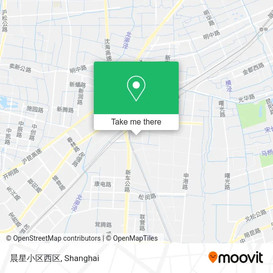 晨星小区西区 map