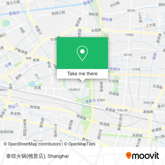 泰煌火锅(桃普店) map