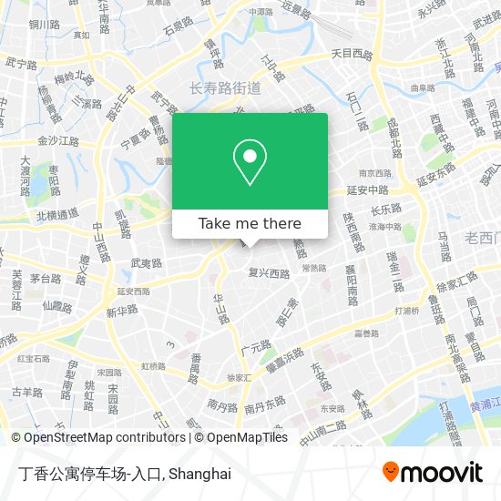 丁香公寓停车场-入口 map