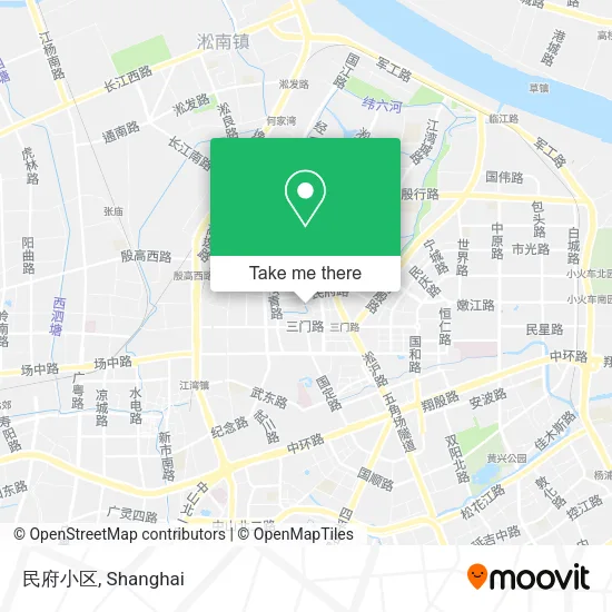 民府小区 map