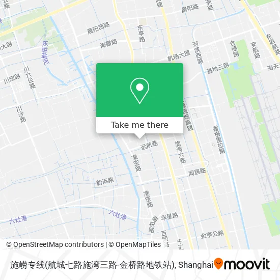 施崂专线(航城七路施湾三路-金桥路地铁站) map