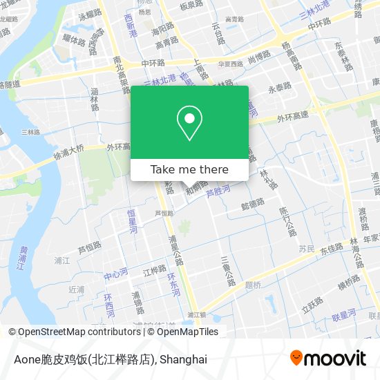 Aone脆皮鸡饭(北江榉路店) map