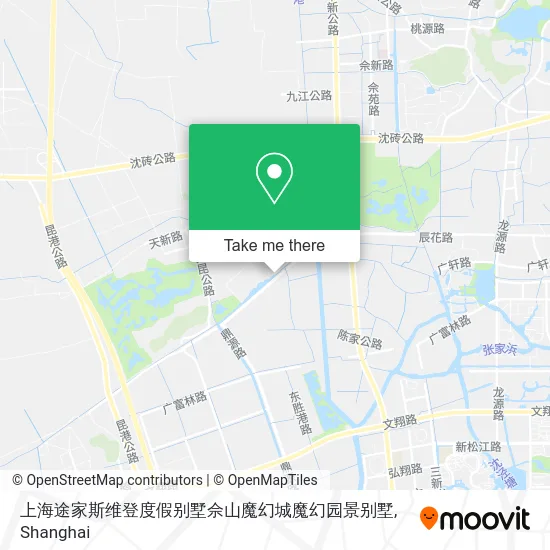 上海途家斯维登度假别墅佘山魔幻城魔幻园景别墅 map