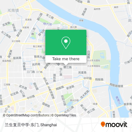 兰生复旦中学-东门 map