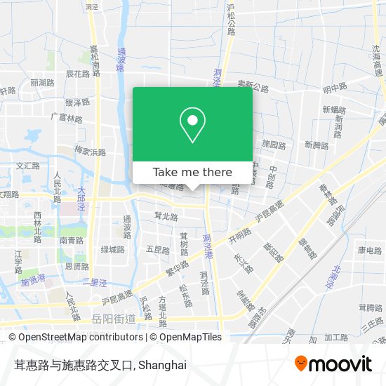 茸惠路与施惠路交叉口 map