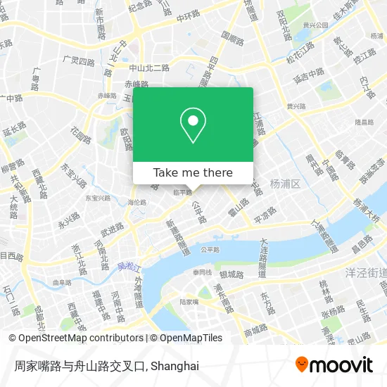 周家嘴路与舟山路交叉口 map