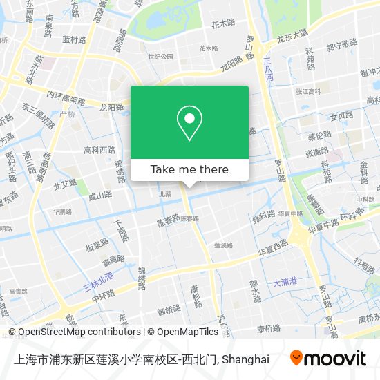 上海市浦东新区莲溪小学南校区-西北门 map