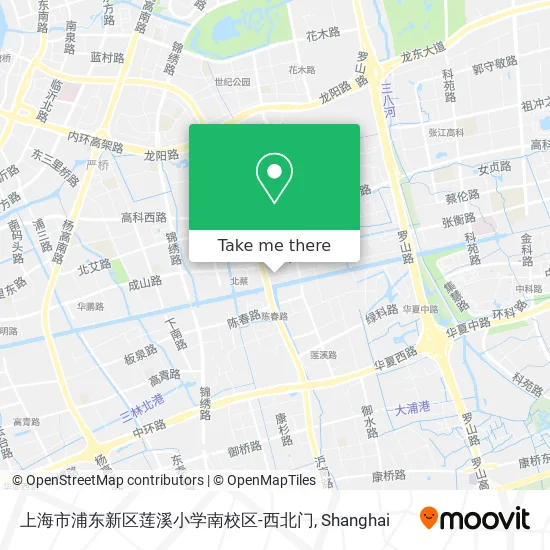 上海市浦东新区莲溪小学南校区-西北门 map