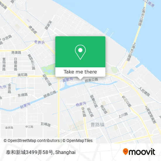 泰和新城3499弄58号 map
