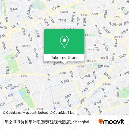 果之满满鲜榨果汁吧(漕河泾现代园店) map