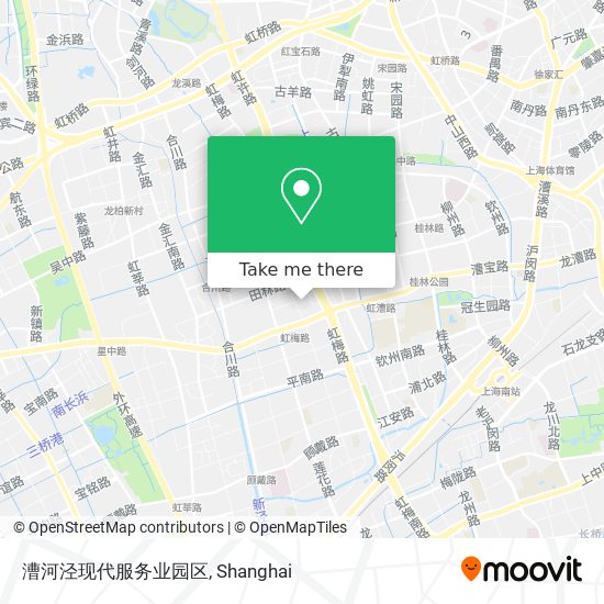 漕河泾现代服务业园区 map