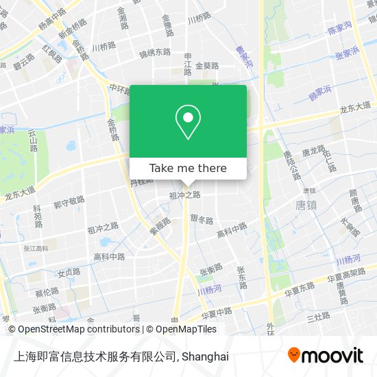 上海即富信息技术服务有限公司 map