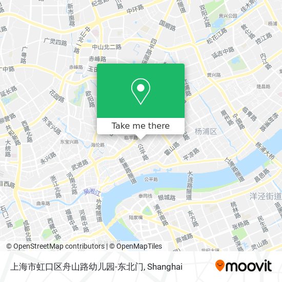 上海市虹口区舟山路幼儿园-东北门 map