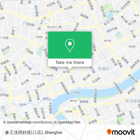 象王洗得好(虹口店) map
