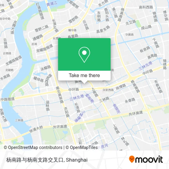 杨南路与杨南支路交叉口 map