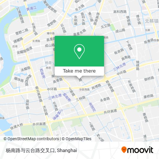 杨南路与云台路交叉口 map