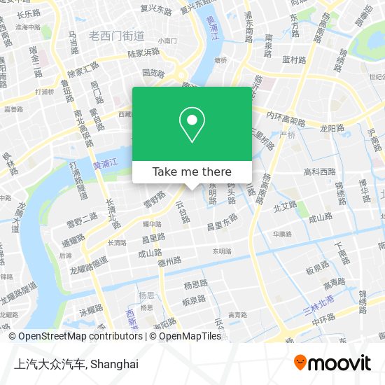 上汽大众汽车 map