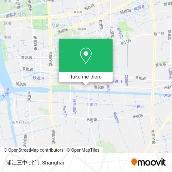 浦江三中-北门 map