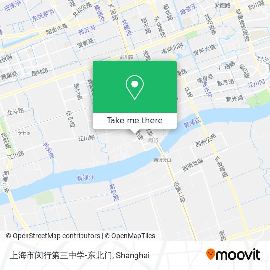上海市闵行第三中学-东北门 map